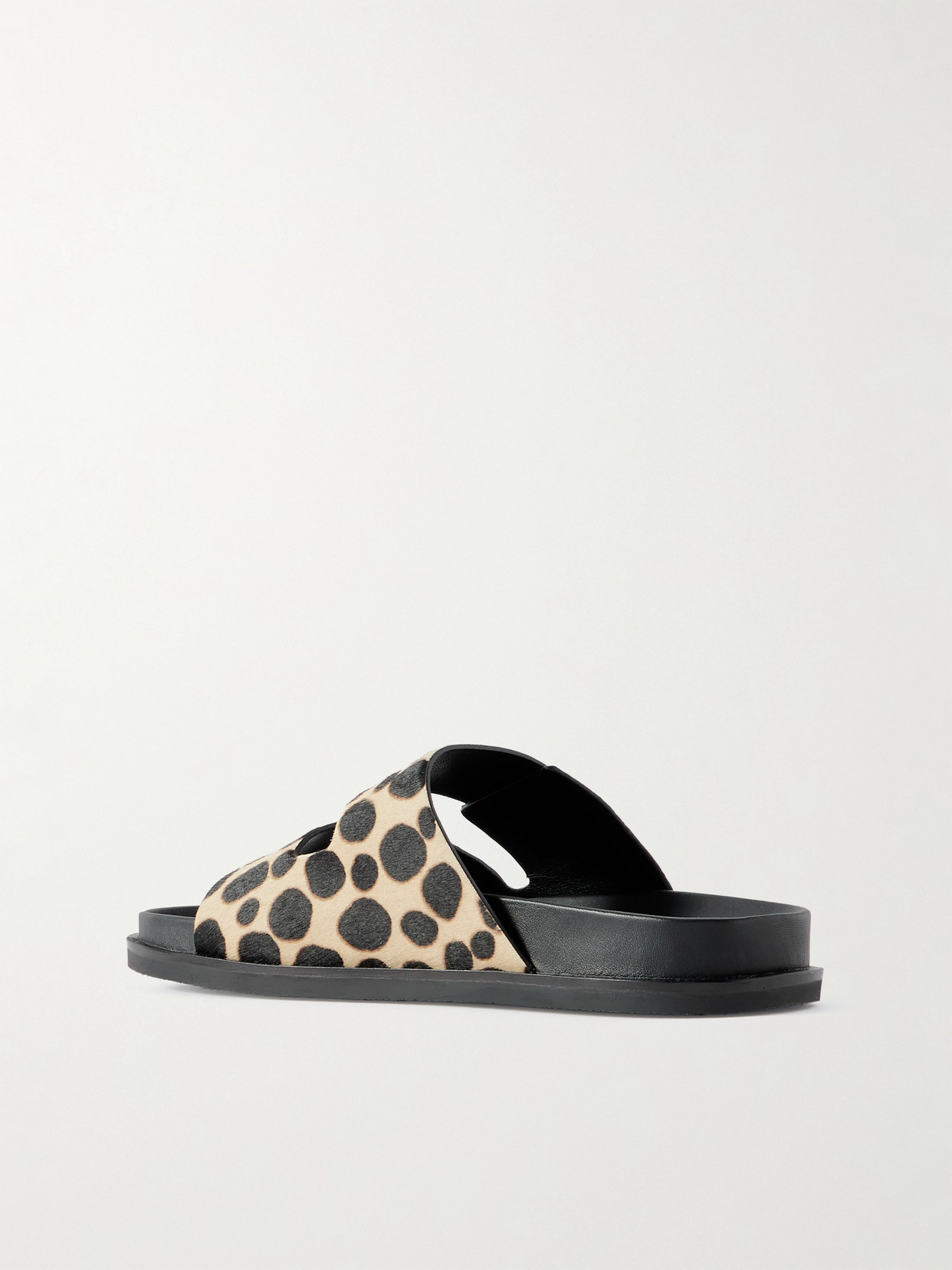 T-Lock Sport Leopard-Print Slides