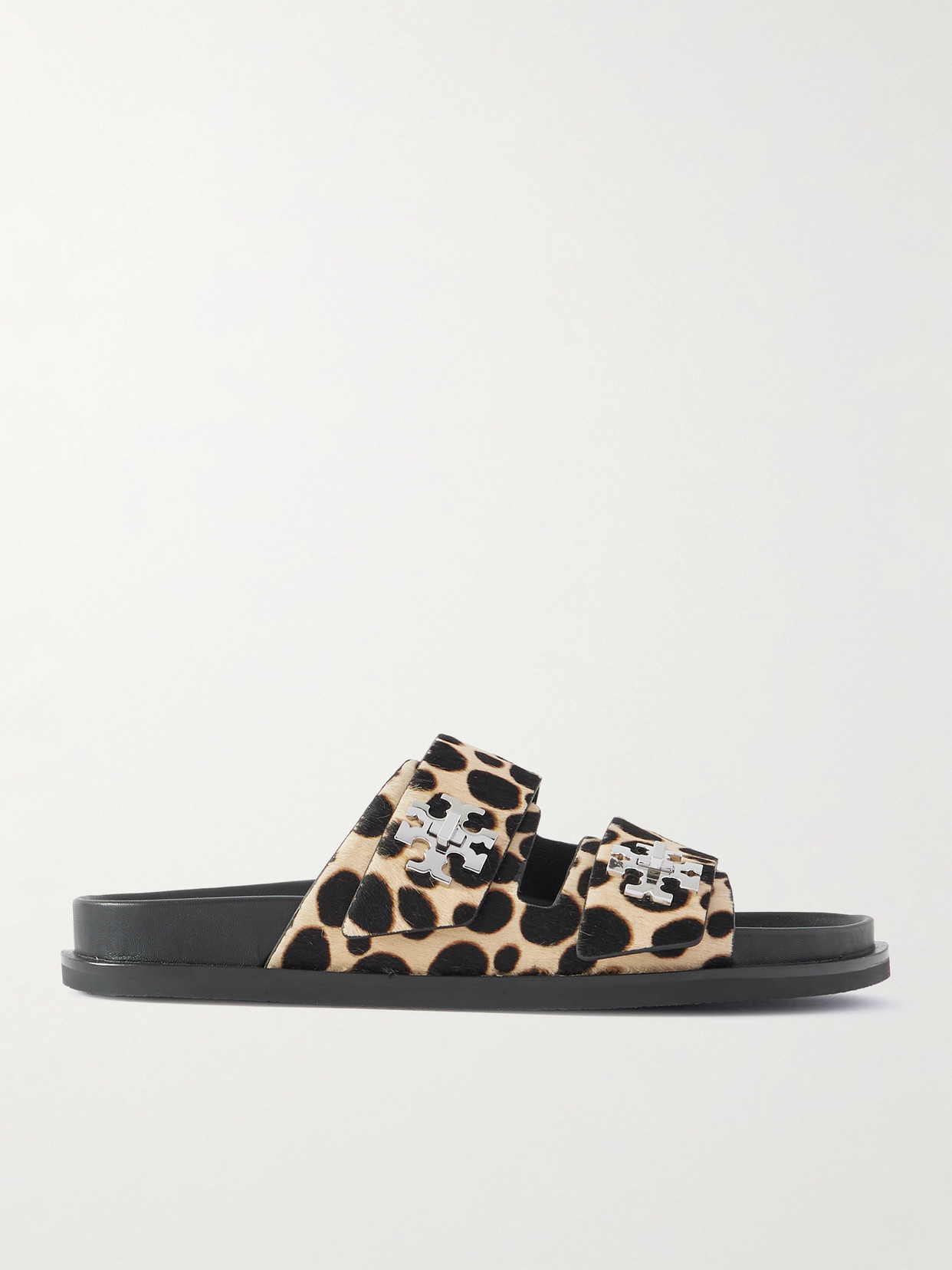 T-Lock Sport Leopard-Print Slides
