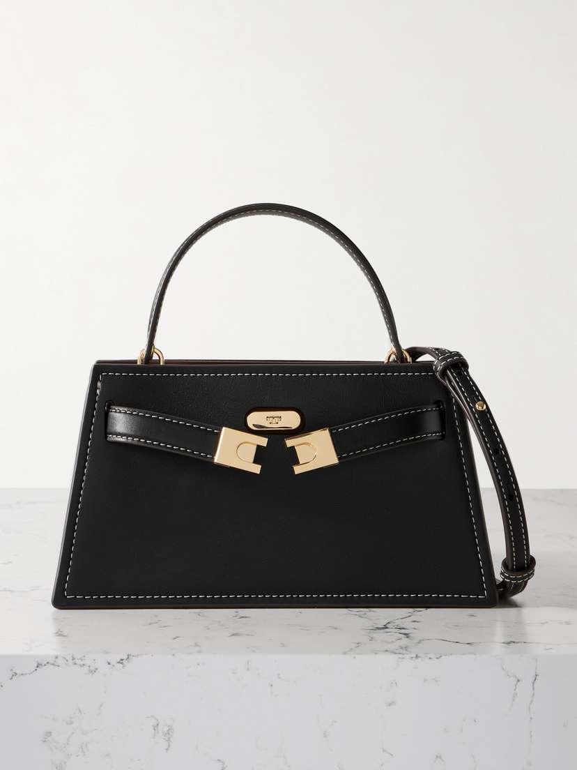 Tory Burch Lee Radziwill Mini Leather Shoulder Bag