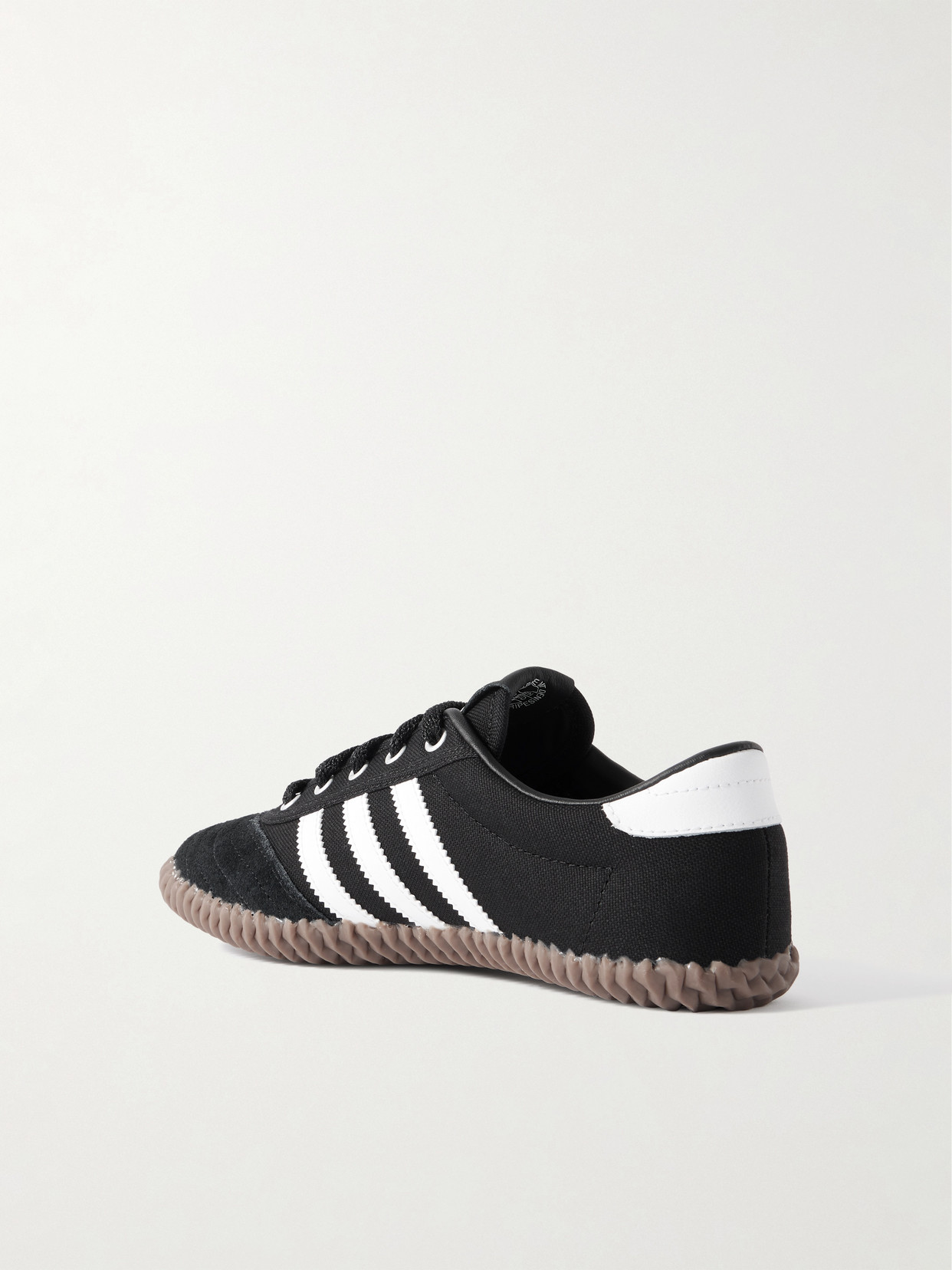 Volley Suede And Leather-Trimmed Canvas Sneakers