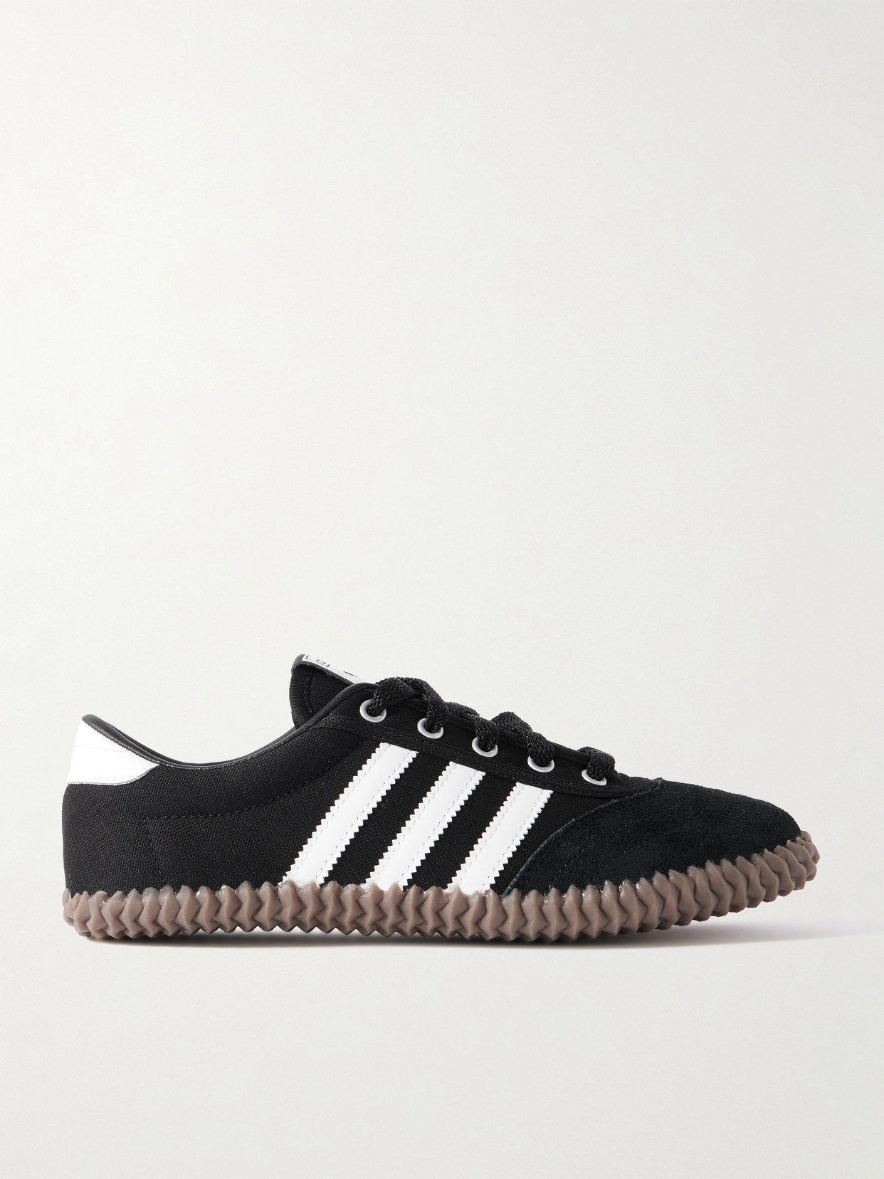 Volley Suede And Leather-Trimmed Canvas Sneakers