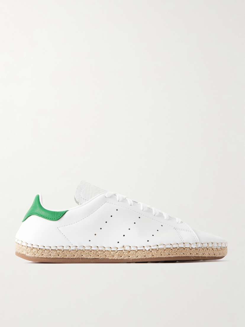adidas Originals + Clot Stan Smith Perforated Leather Sneakers