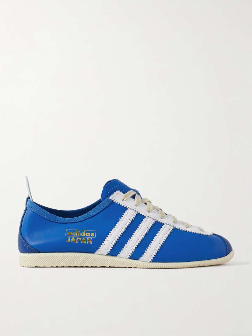 adidas Originals Japan Suede-trimmed Leather Sneakers