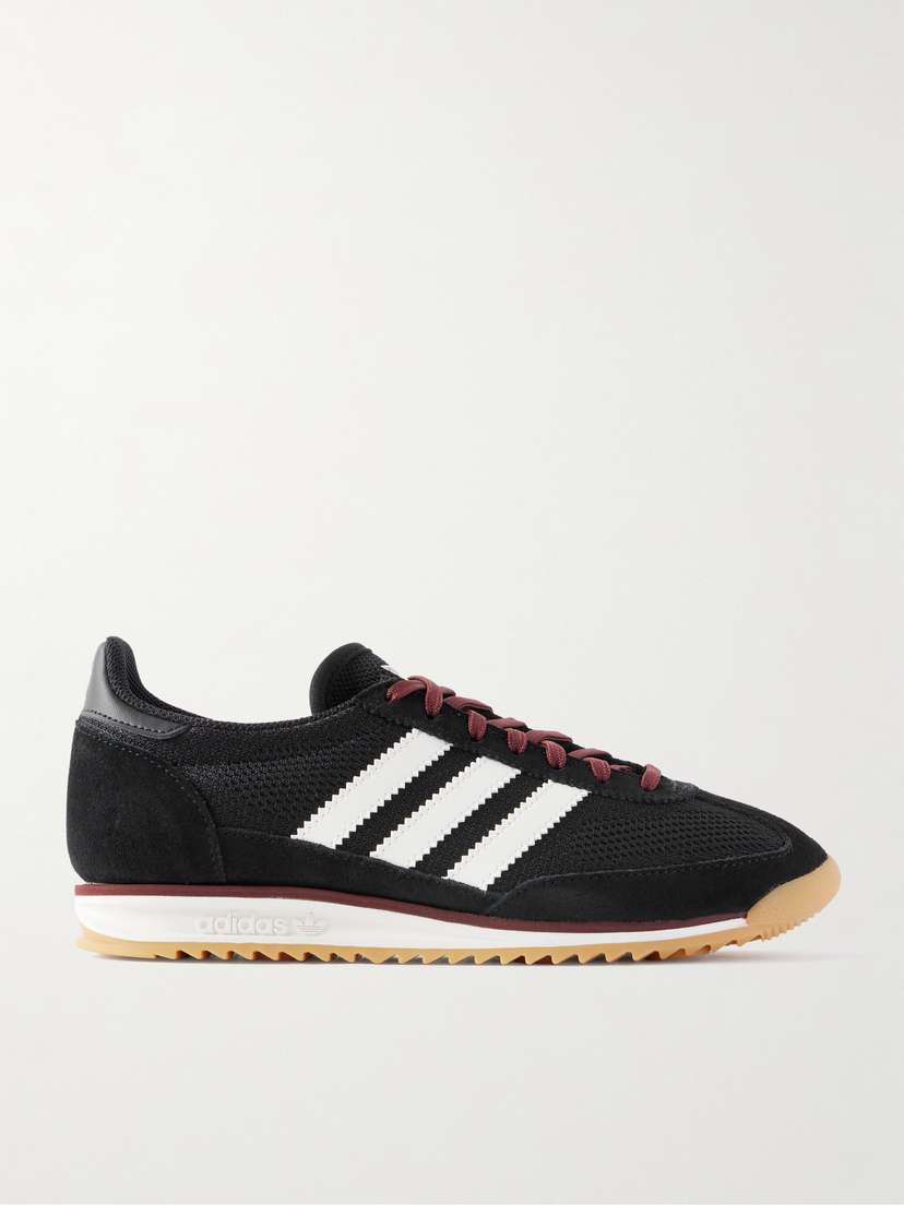 adidas Originals Sl 72 Og Suede And Leather-trimmed Mesh Sneakers