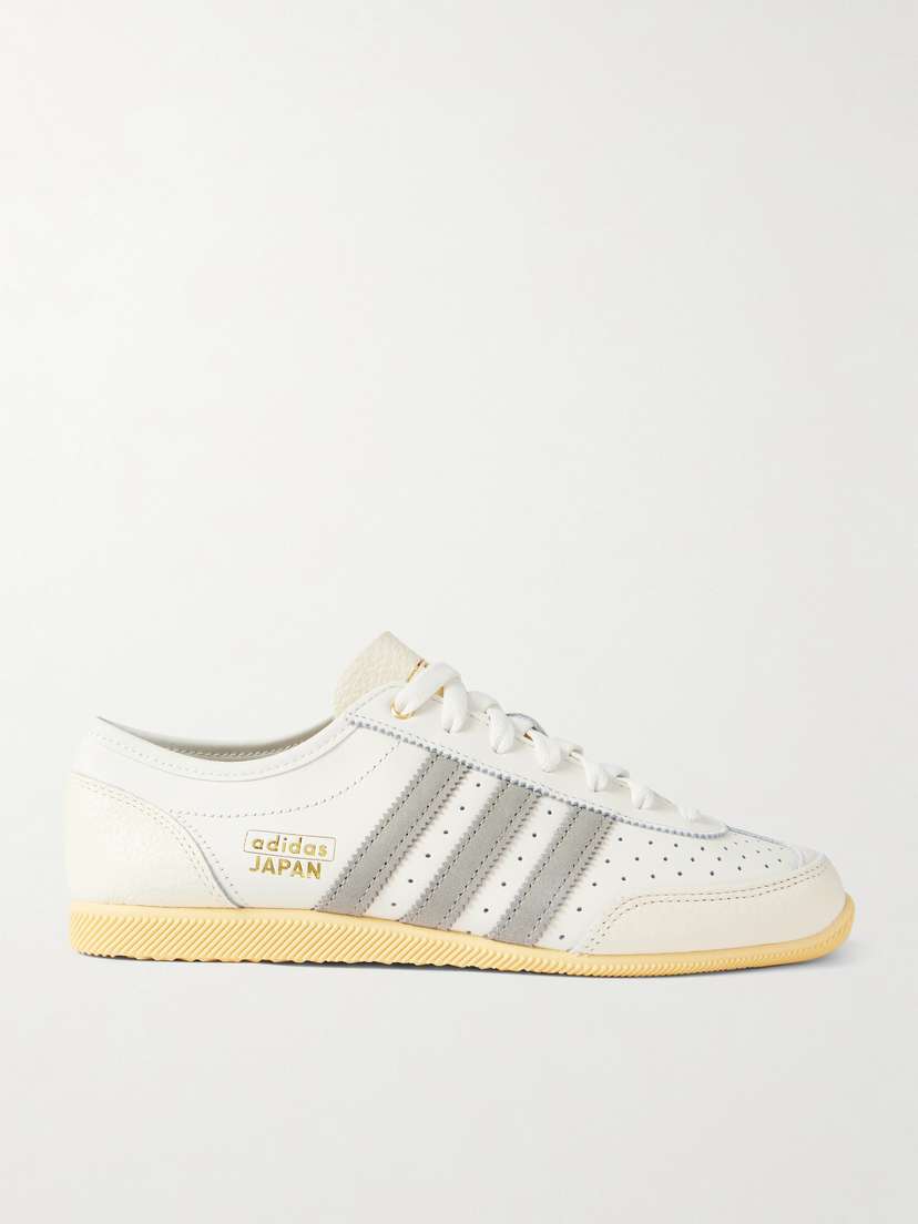 adidas Originals Japan Decon W Perforated Suede-trimmed Leather Sneakers