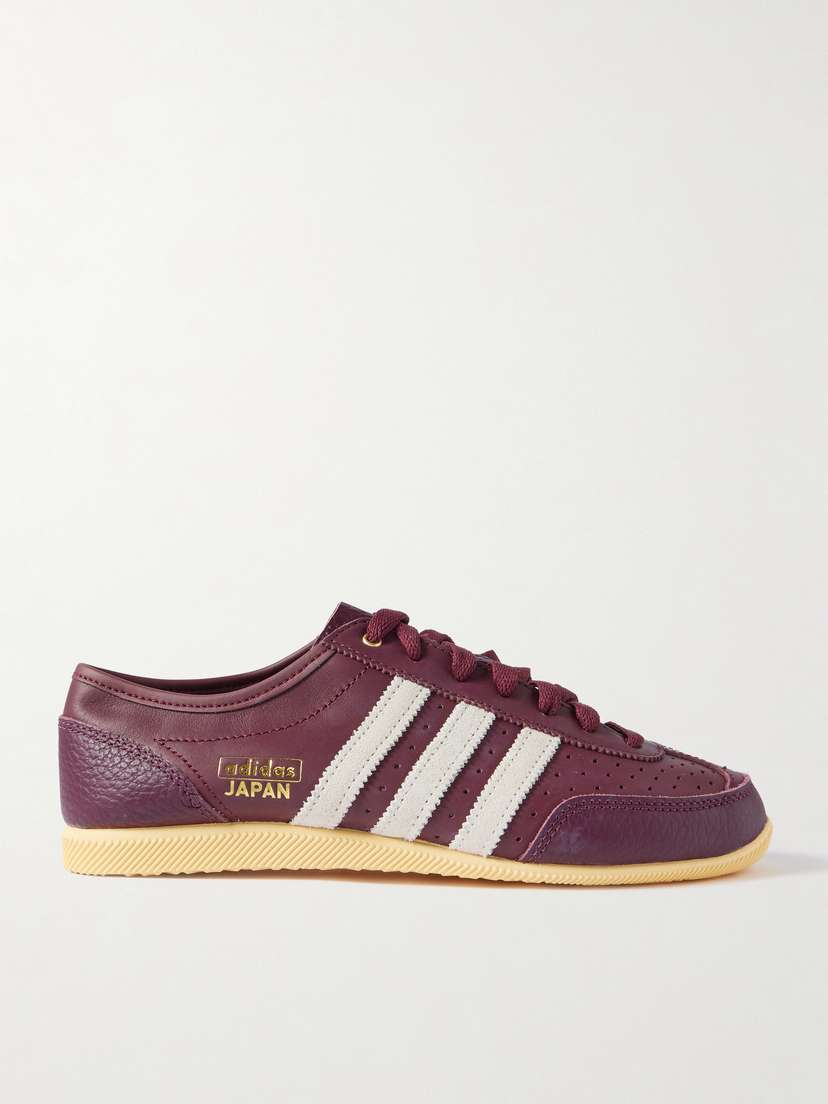 adidas Originals Japan Decon W Perforated Suede-trimmed Leather Sneakers