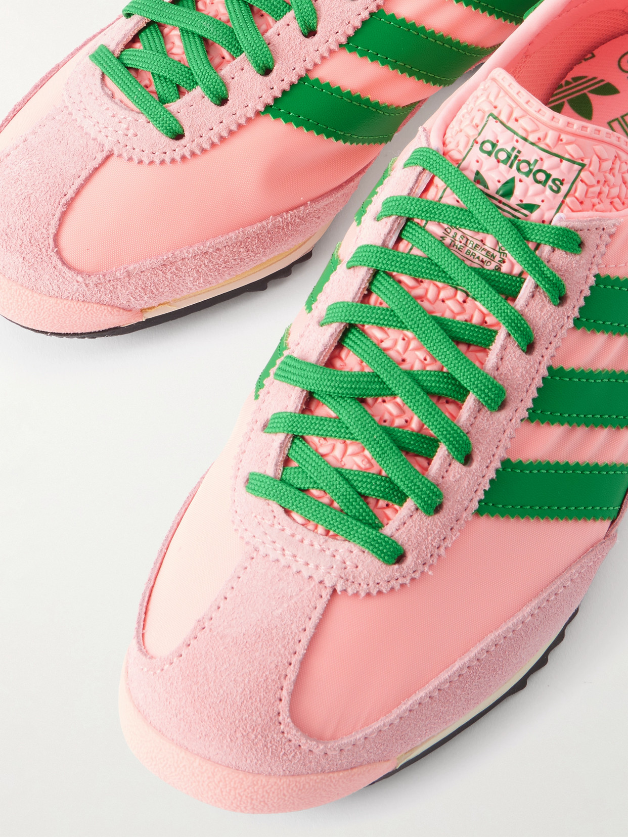 Samba 72 Og Suede And Leather-Trimmed Canvas Sneakers