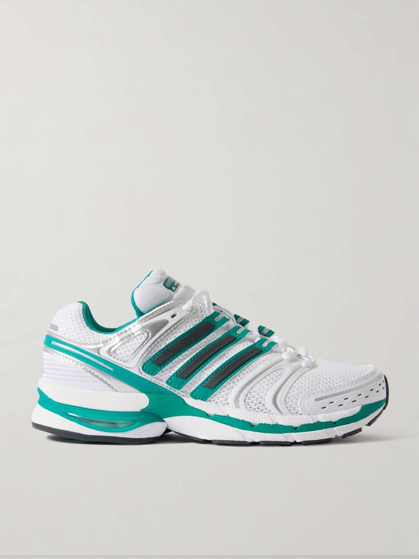 adidas Originals + Sporty & Rich Adistar Control 5 Rubber-trimmed Mesh Sneakers