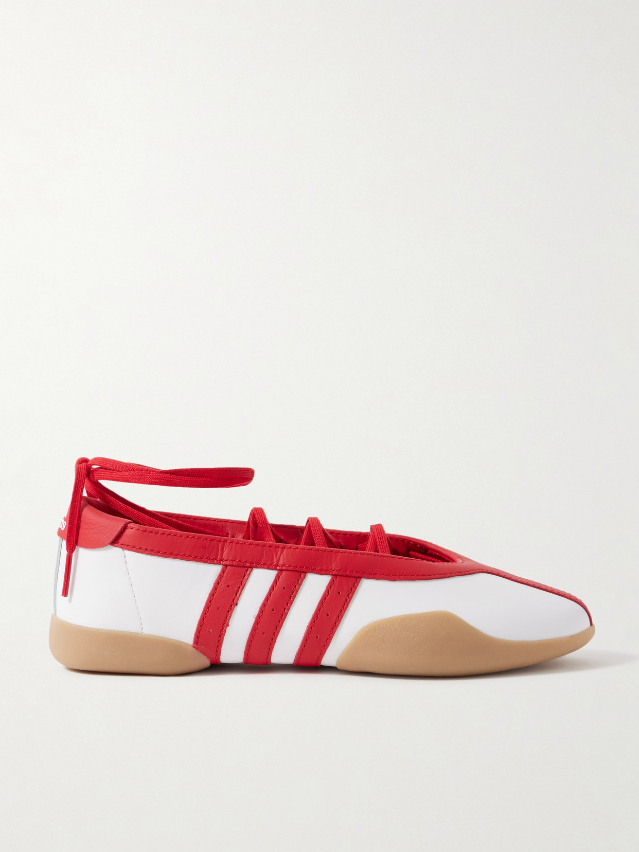Adidas Originals Taekwondo Mei Ballet Leather Sneakers In Red