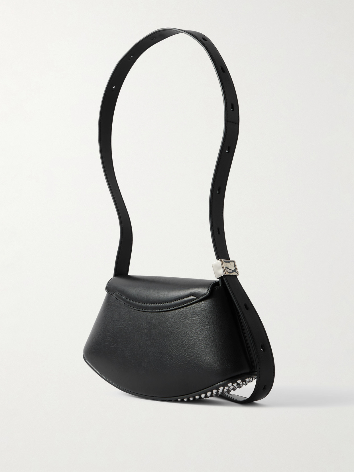 Jil Sander Small Crossbody Bag Adjustable Strap In Black