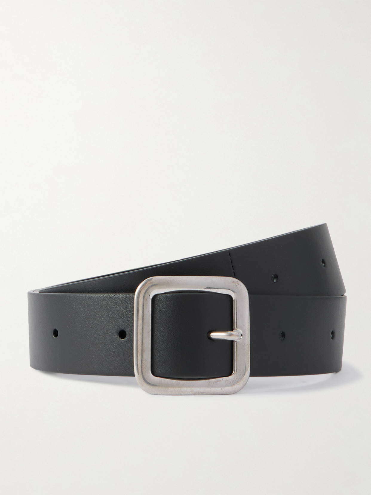 Jil Sander Leather Belt In Blue