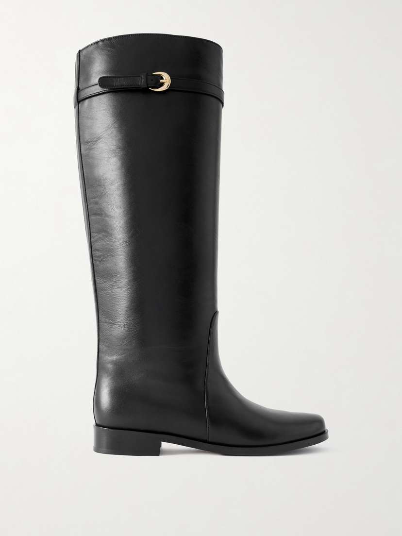 Staud Harlow Leather Knee Boots