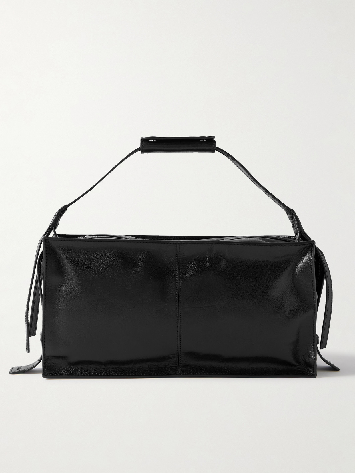 Staud Harold Leather Shoulder Bag In Black