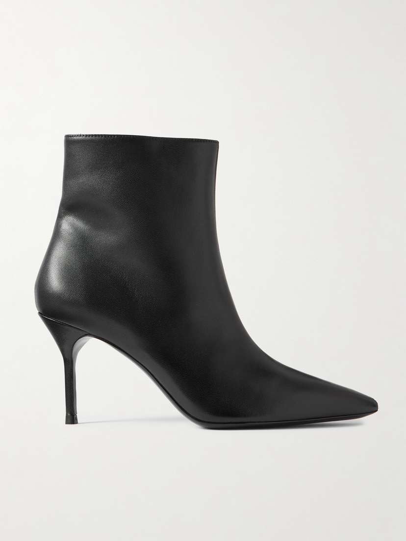 Staud Sebastian Leather Ankle Boots