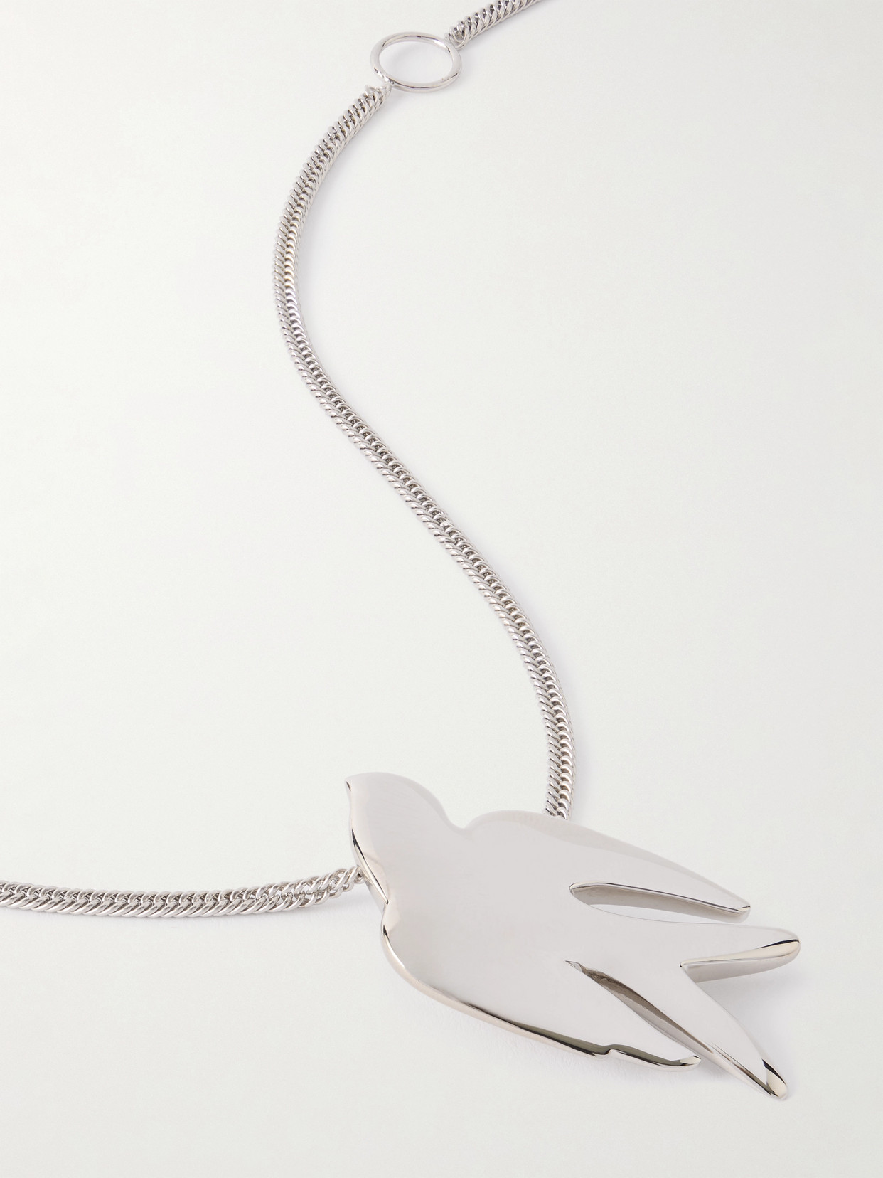 Jil Sander Silver-tone Necklace In Silver