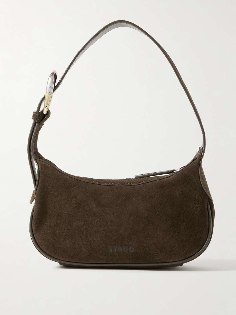 Staud Owen Suede Shoulder Bag