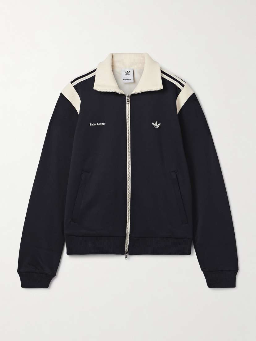 adidas Originals + Wales Bonner Two-tone Jersey Track Jacket