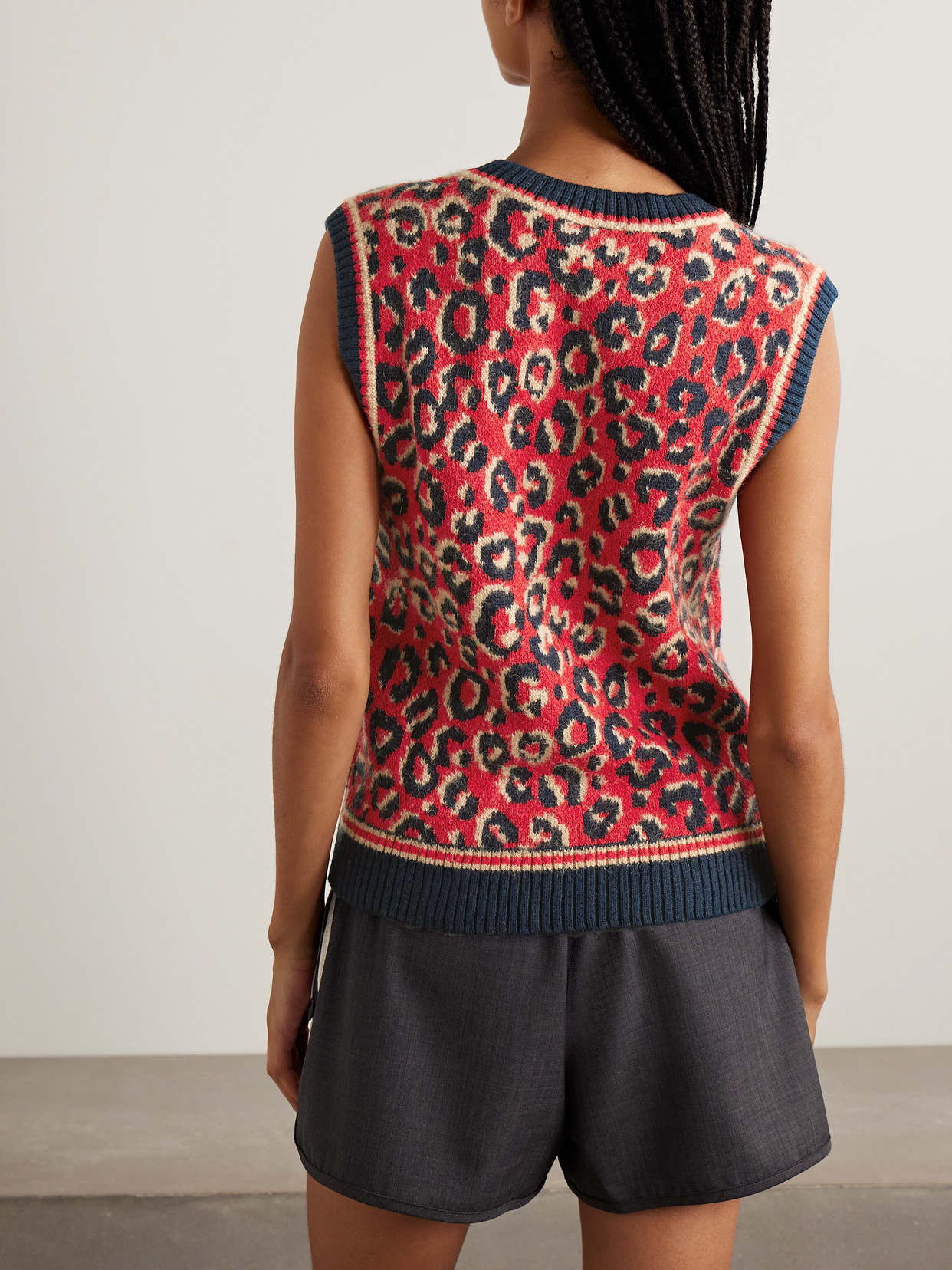 Adidas Originals + Wales Bonner Jacquard-knit Vest In Multi