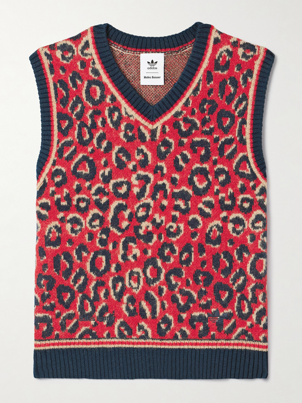 Adidas Originals + Wales Bonner Jacquard-knit Vest In Multi
