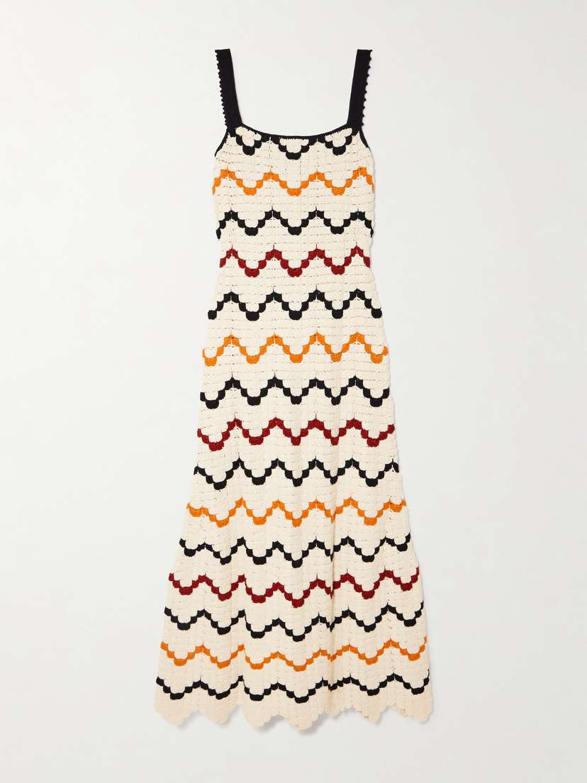 ESCVDO Marea Crocheted Cotton Maxi Dress