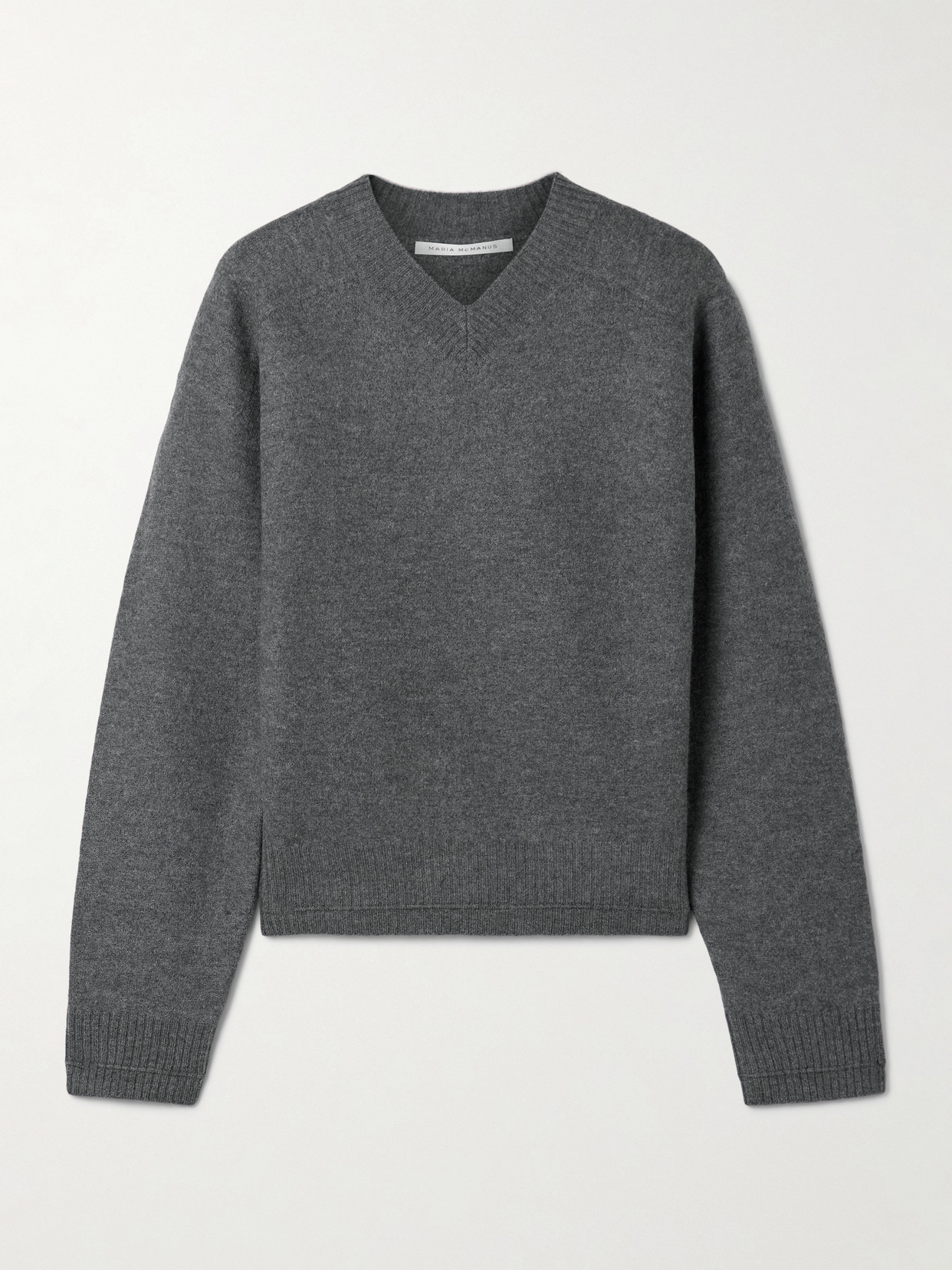 Maria Mcmanus Merino Wool Sweater In Gray