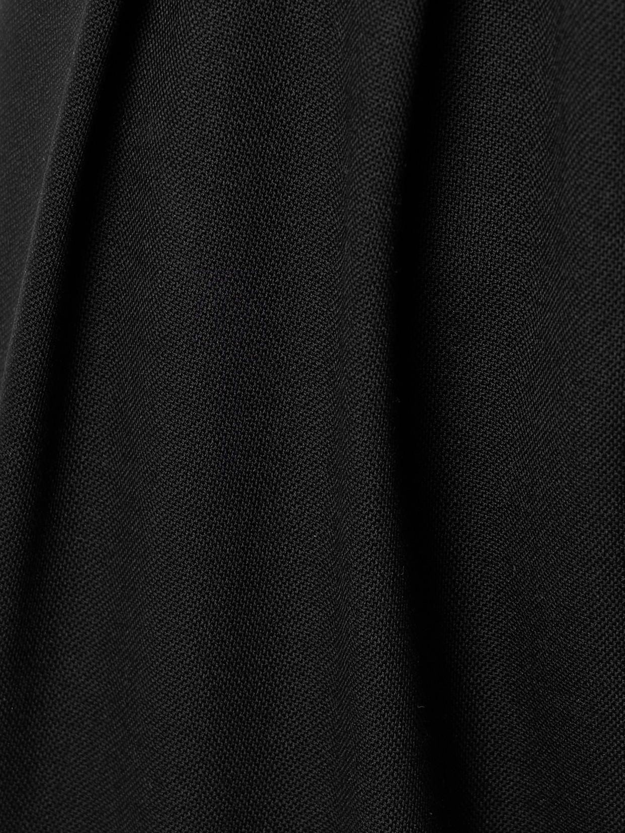 Maria Mcmanus Pleated Wool-blend Tapered Pants In Black
