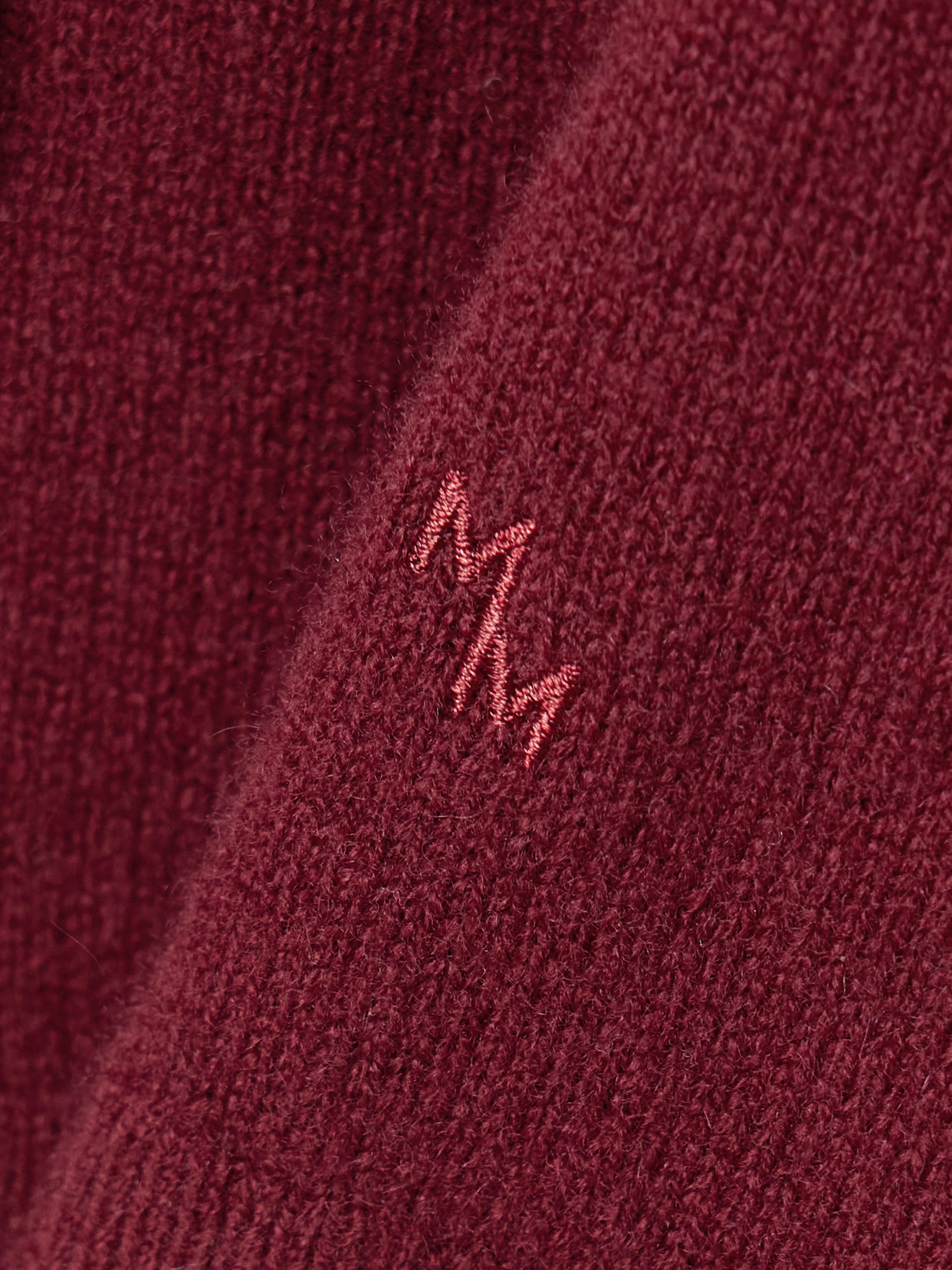 Maria Mcmanus Shrunken Wool And Cashmere-blend Cardigan In Red