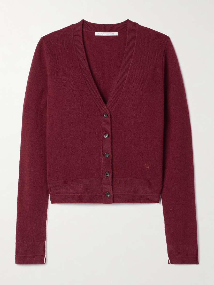 Maria McManus Shrunken Wool And Cashmere-blend Cardigan