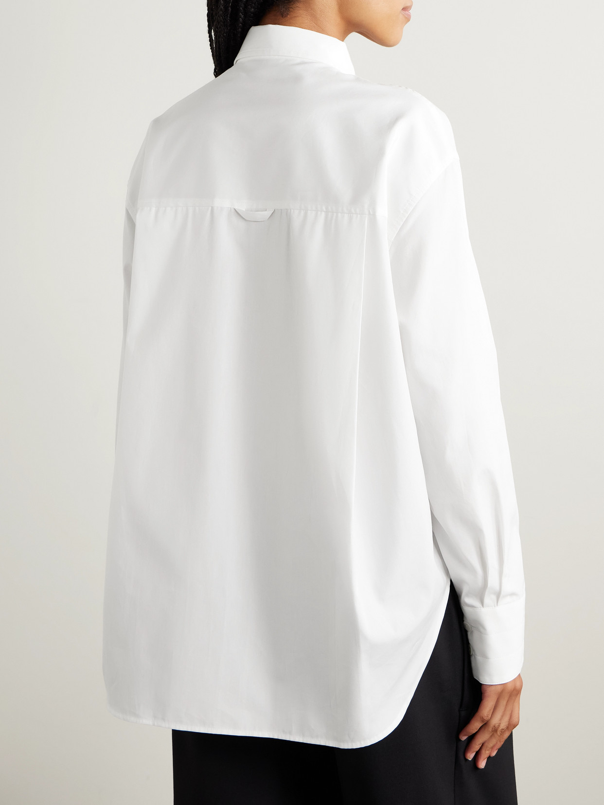 Maria Mcmanus Organic Cotton-poplin Shirt In White