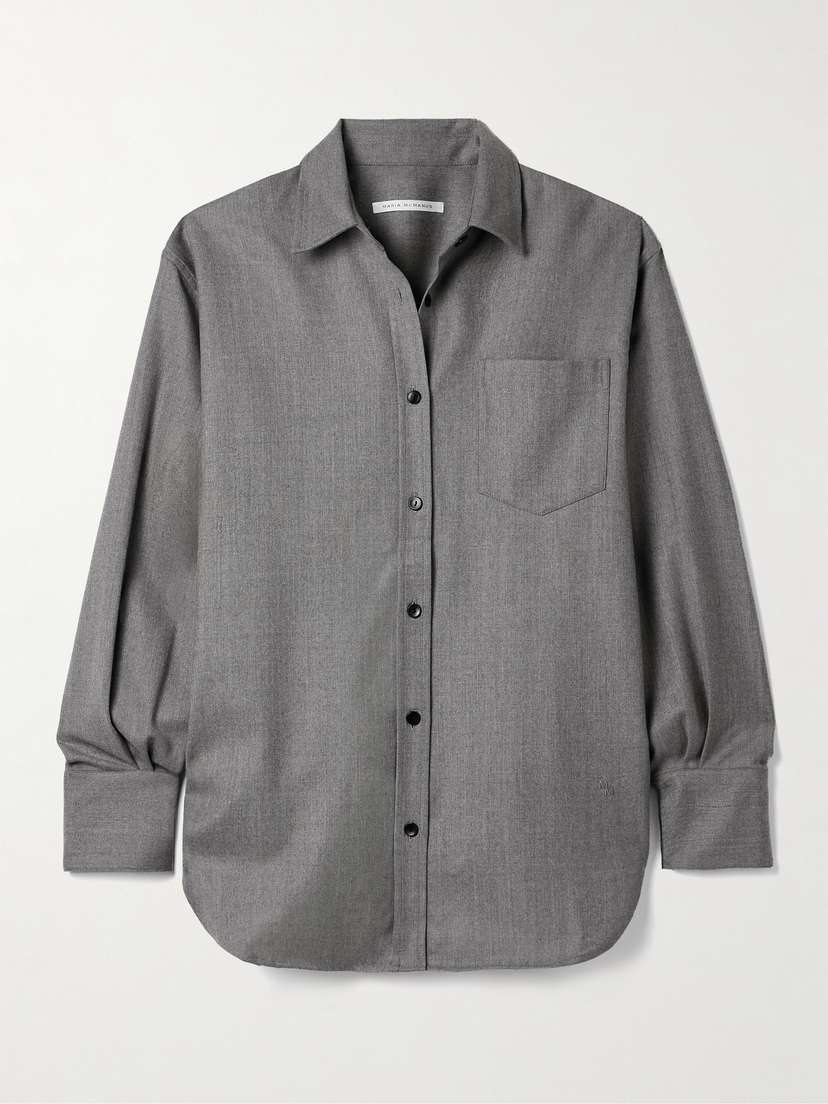 Maria McManus Wool-blend Flannel Shirt