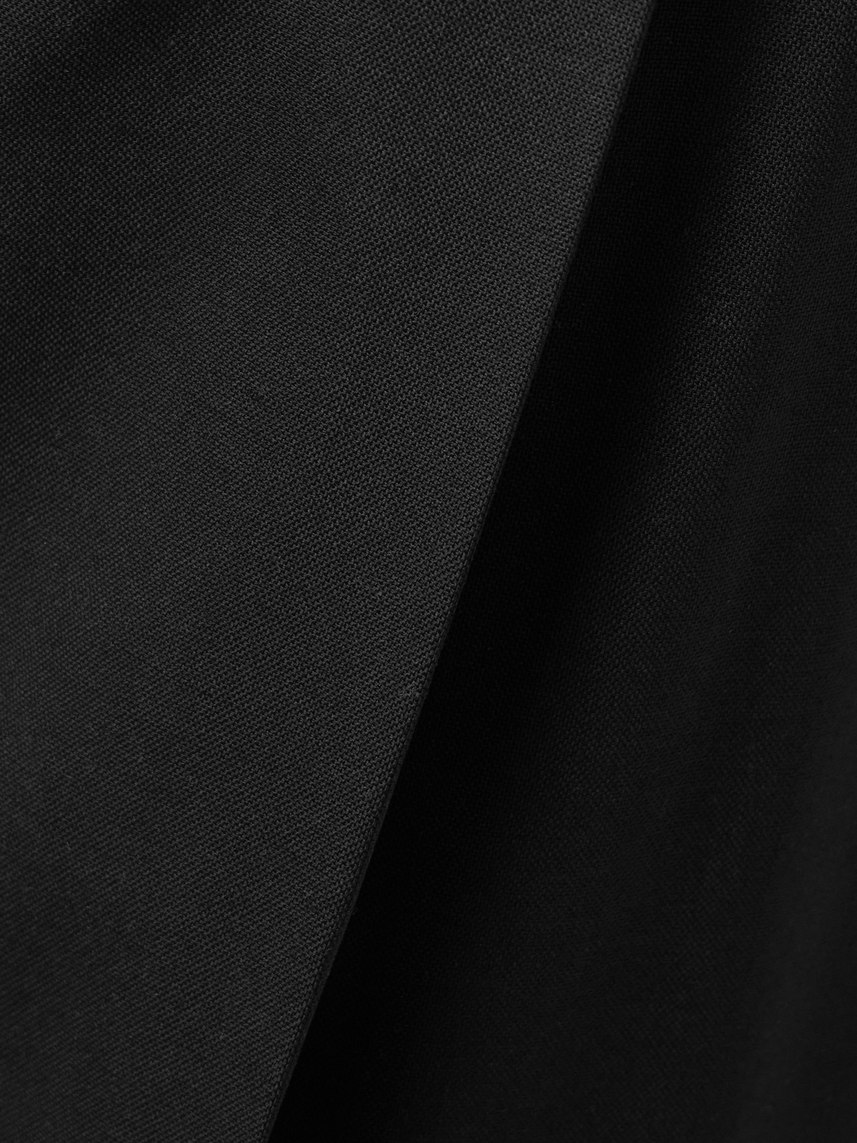 Maria Mcmanus Pleated Wool-blend Straight-leg Pants In Black
