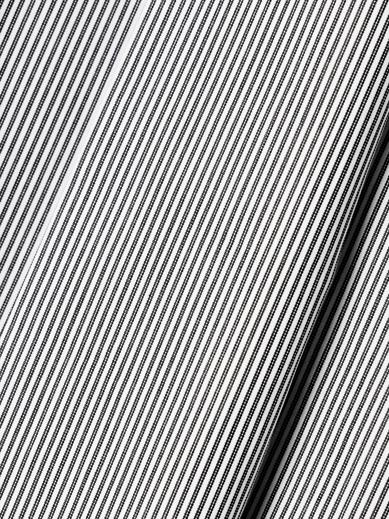 Scarf-Detailed Striped Organic Cotton-Poplin Blouse