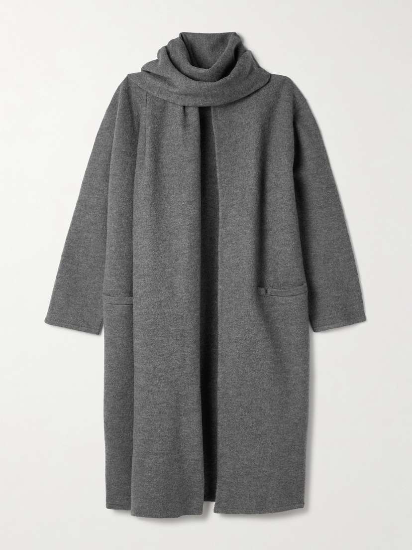 Maria McManus Scarf-detailed Merino Wool-felt Coat