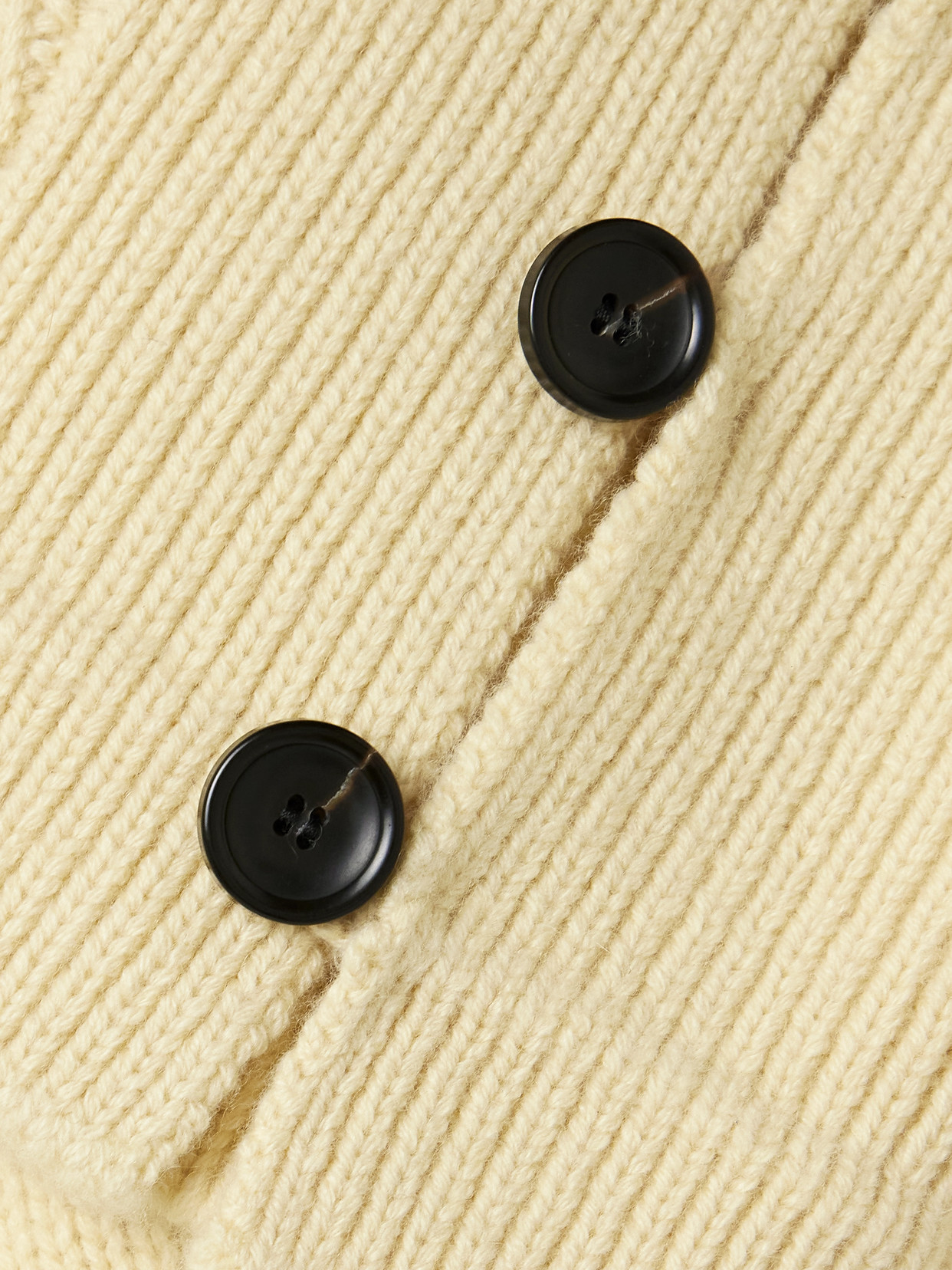 Maria Mcmanus Ribbed Wool And Cashmere-blend Turtleneck Sweater In Yellow