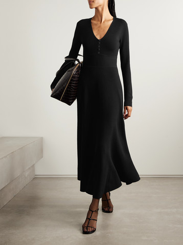 MARIA MCMANUS Stretch-knit maxi dress