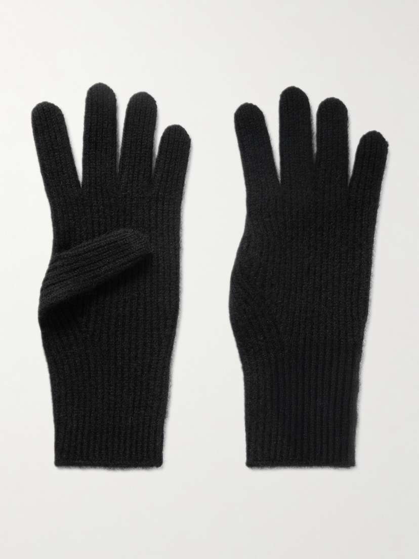 TOTEME Ribbed Cashmere Gloves