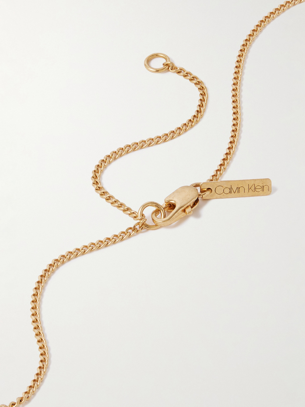 Calvin Klein Collection Gold-tone Necklace In Gold