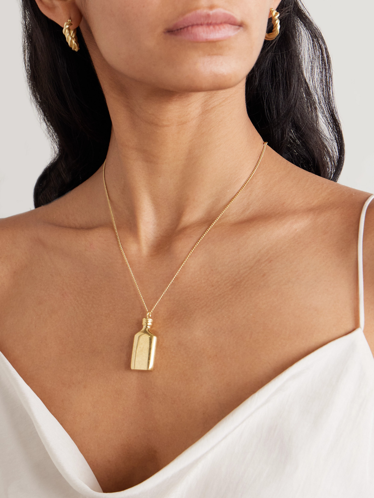 Calvin Klein Collection Gold-tone Necklace In Gold
