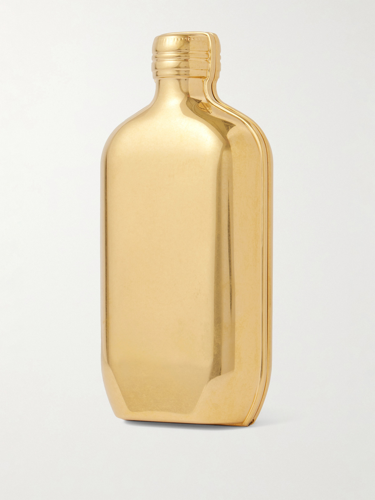 Calvin Klein Collection The One Gold-tone Clutch In Gold