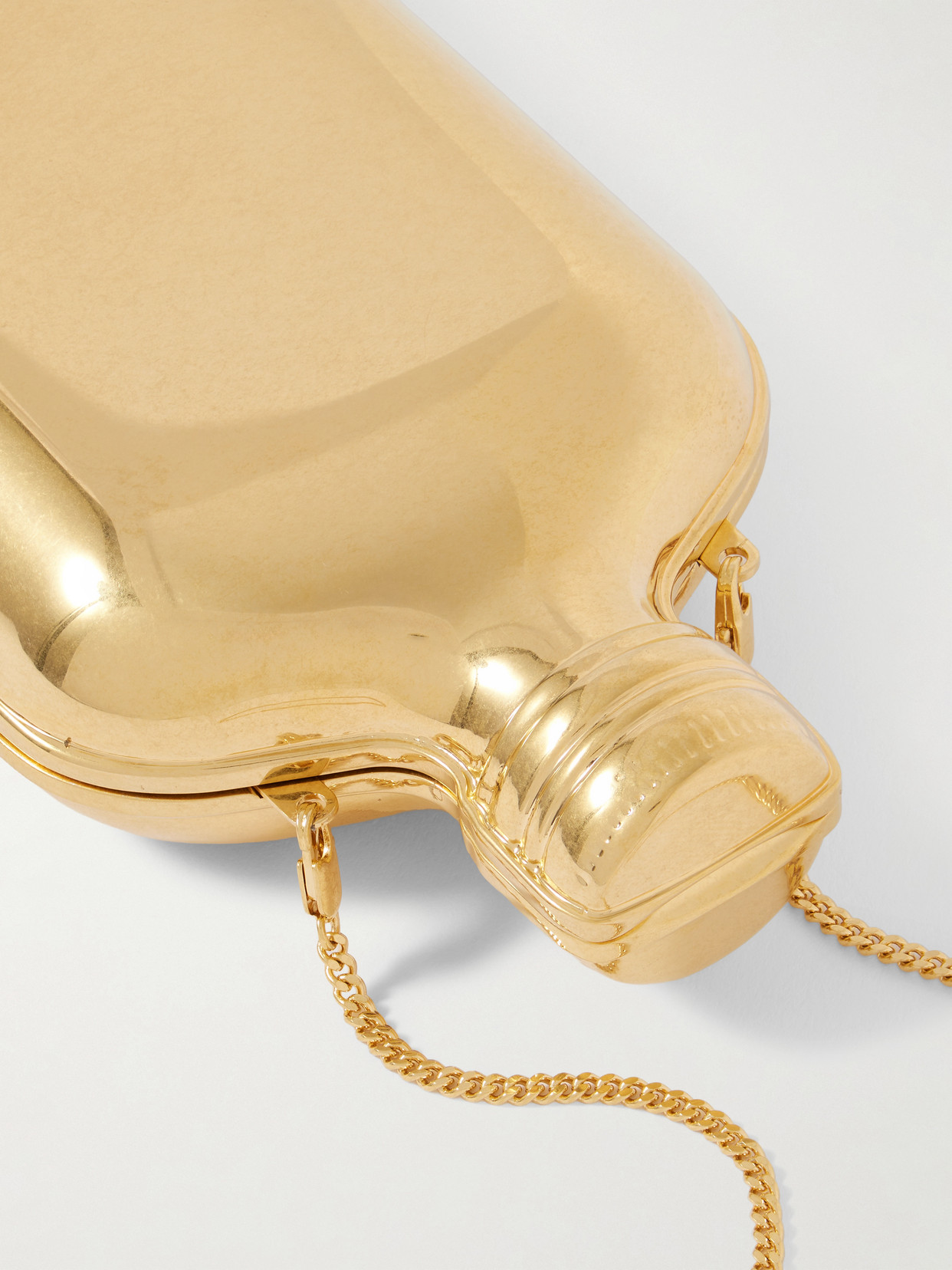 Calvin Klein Collection The One Gold-tone Clutch In Gold