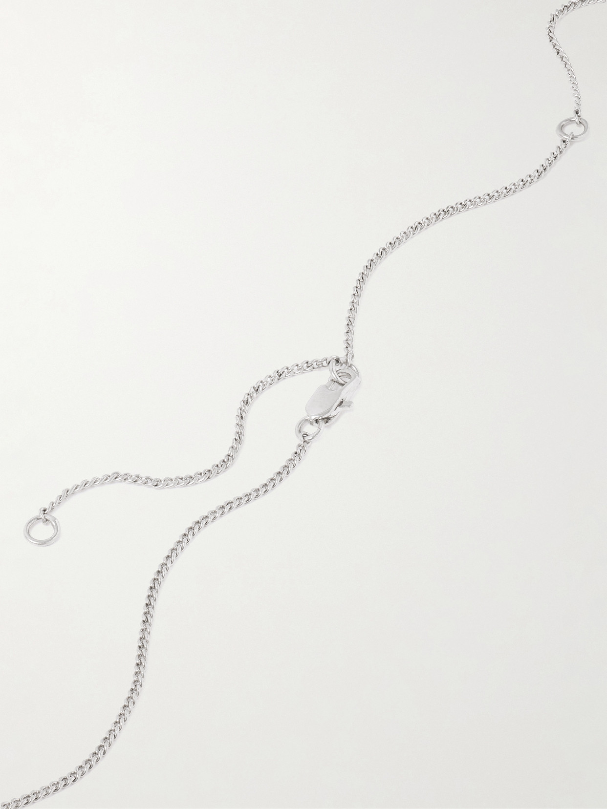 Calvin Klein Collection Silver-tone Necklace In Metallic