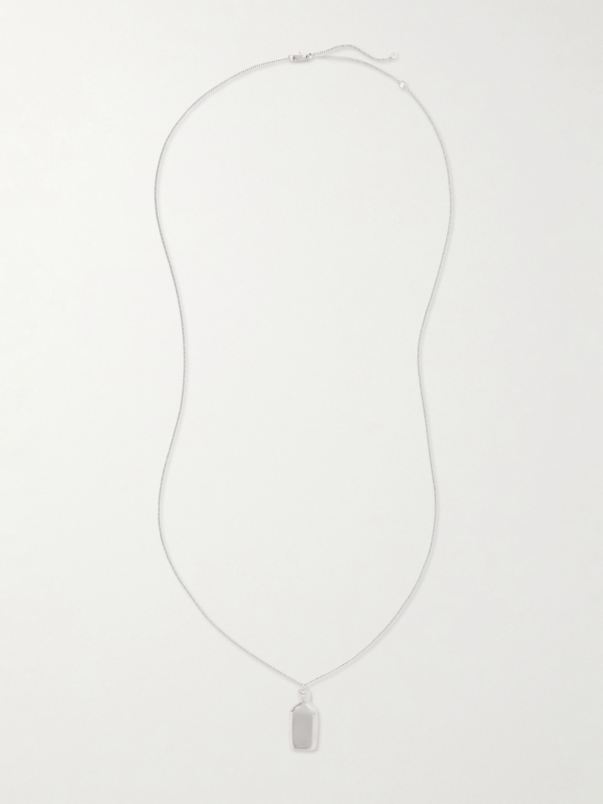 Calvin Klein Collection Silver-tone Necklace In Metallic