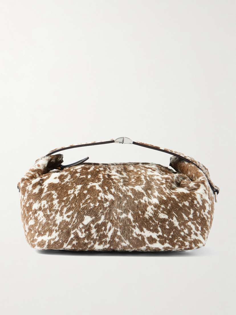 Calvin Klein Collection Andy Printed Calf Hair Clutch