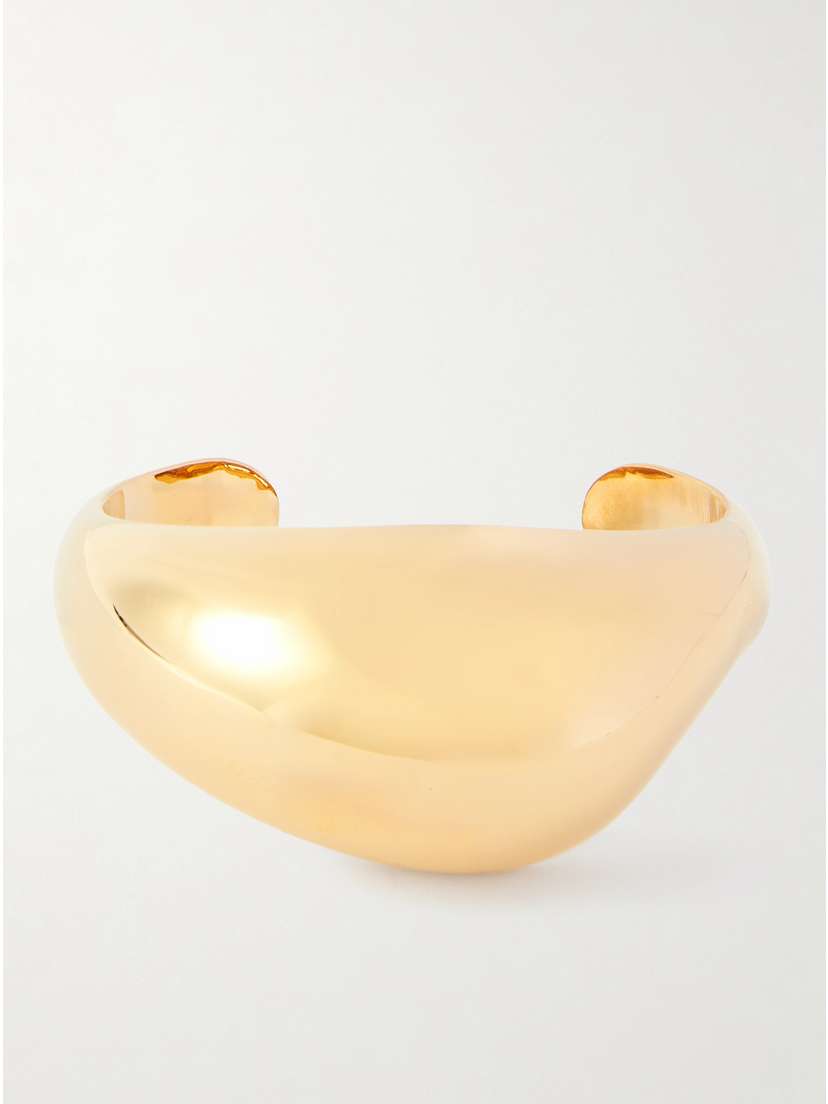 Saint Laurent Brancusi Gold-tone Cuff