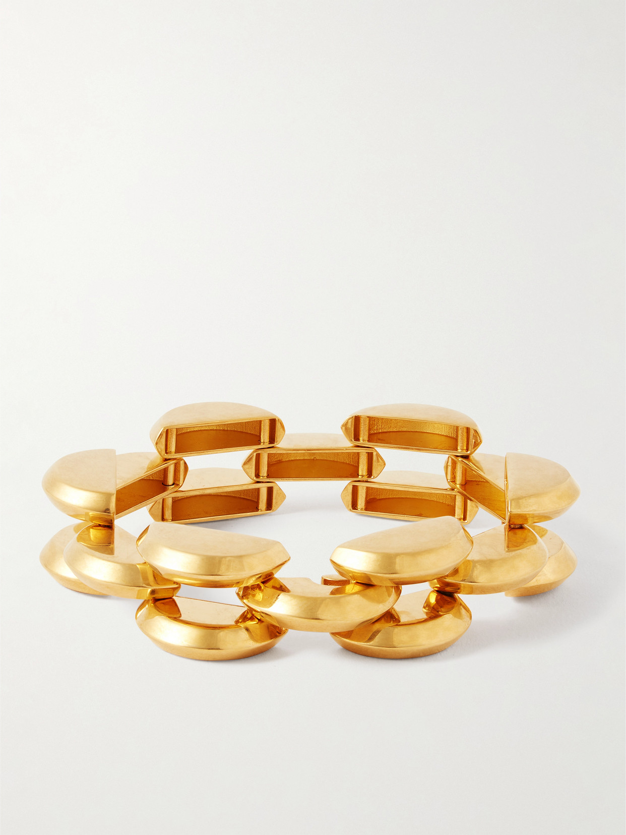 Saint Laurent Gold-tone Bracelet In Gold