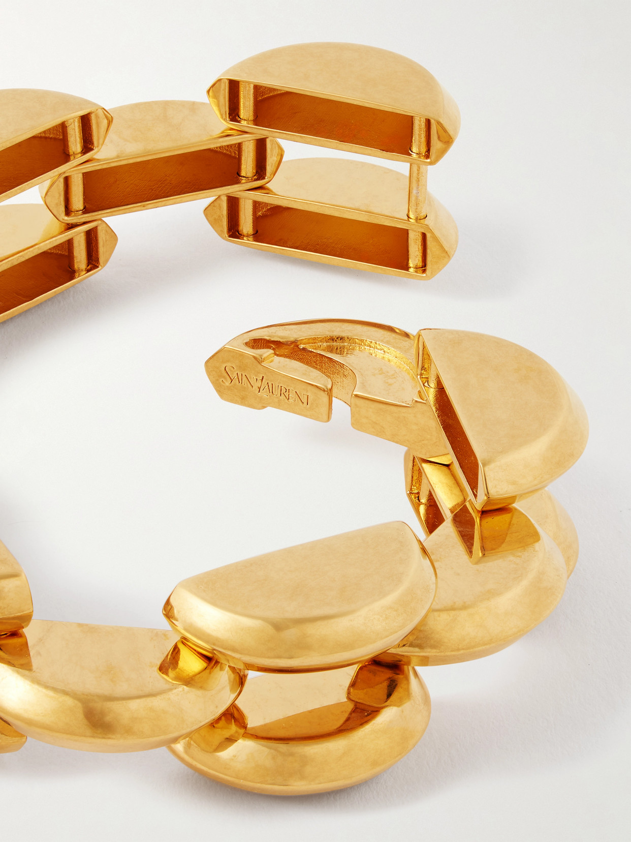 Saint Laurent Gold-tone Bracelet In Gold