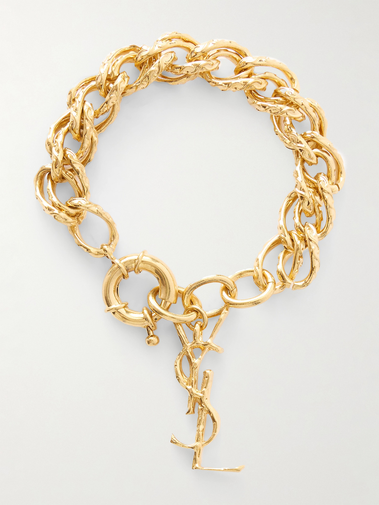 Saint Laurent Gold-tone Bracelet