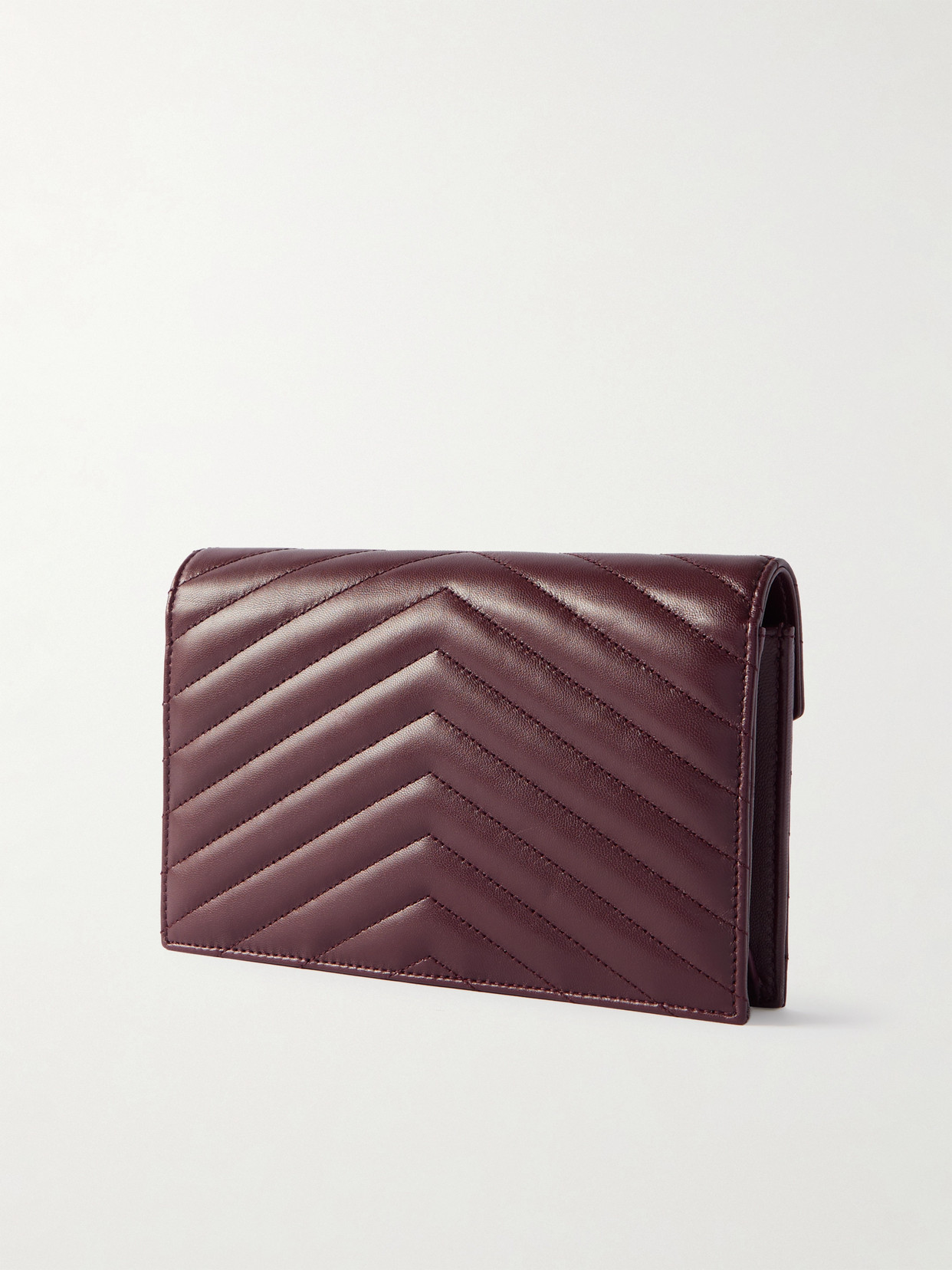 Saint Laurent Cassandre Envelope Mini Matelassé Leather Shoulder Bag