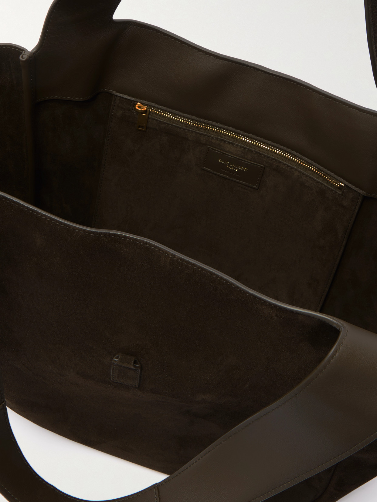 Saint Laurent Le 5 À 7 Bea Suede Tote