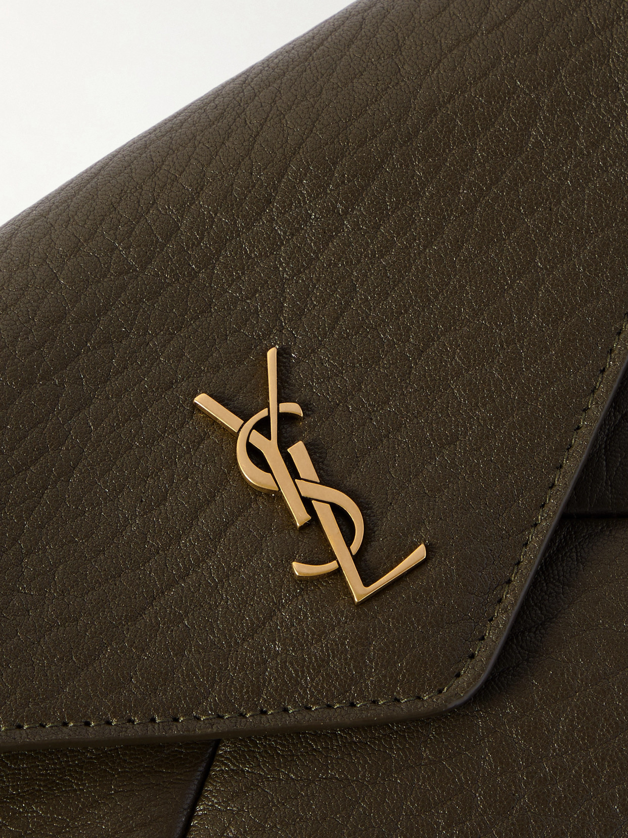 Cassandre Textured-Leather Shoulder Bag